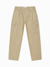 Jeans Canvas Cotton Cargo Straight Pants Beige - CALVIN KLEIN - BALAAN 1