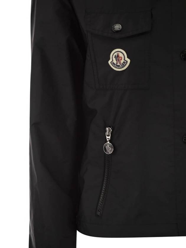 Lico Rain Jacket Black - MONCLER - BALAAN 4