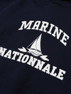 V Heavy Hood Sweat Marine Hoodie Navy - DE GRAND MATIN - BALAAN 5