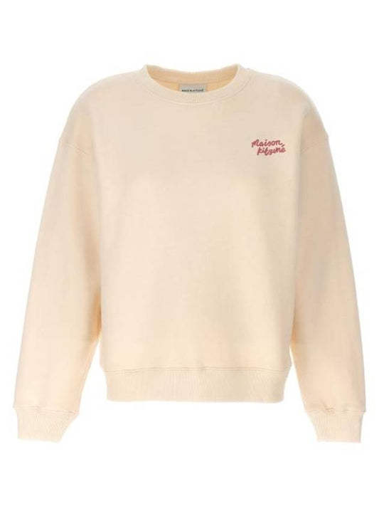 Handwriting Comfort Sweatshirt Pink - MAISON KITSUNE - BALAAN 1