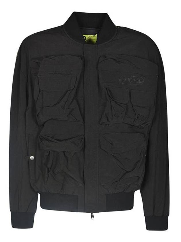 Jacket A10502 0HJAE 9XX Black - DIESEL - BALAAN 2