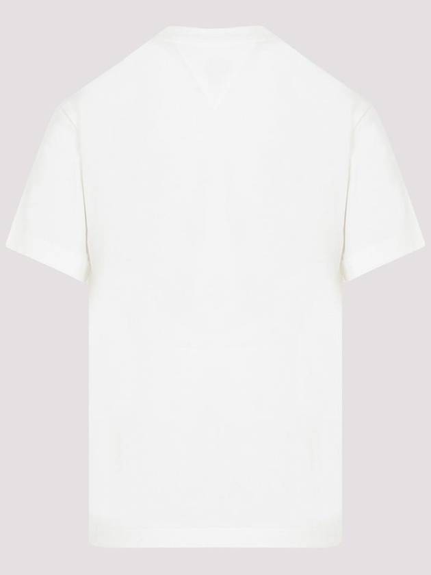 Cotton Short Sleeve T-Shirt White - BOTTEGA VENETA - BALAAN 3