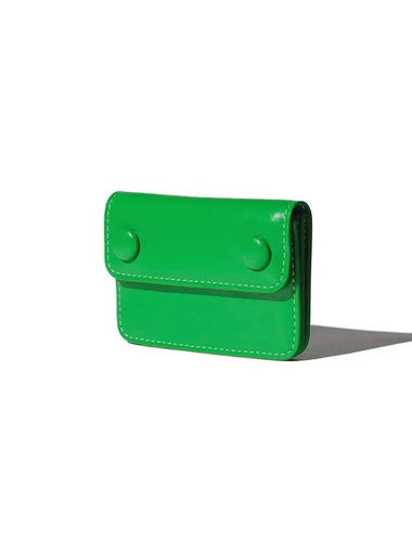 Dot 3-stage accordion coin card wallet green - LE MASQUE - BALAAN 1