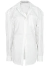 cotton cutout detail shirt white - ALEXANDER WANG - BALAAN 2