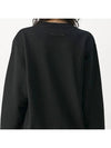 Number Logo Print Cotton Sweatshirt Black - MAISON MARGIELA - BALAAN 4