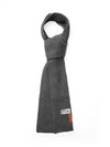 ANDERSEN Scarf Gray Logo Patch - ANDERSEN-ANDERSEN - BALAAN 4