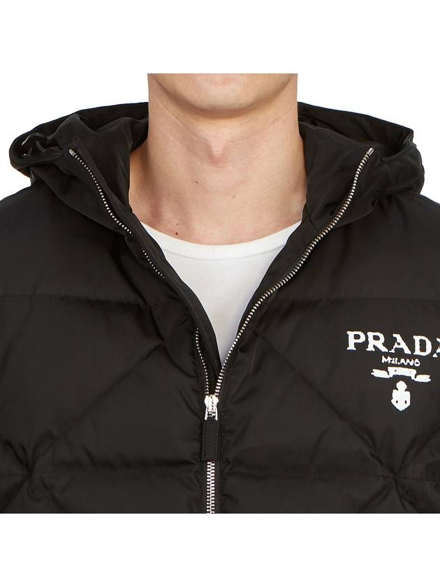 Re-Nylon Down Vest Black - PRADA - BALAAN 9