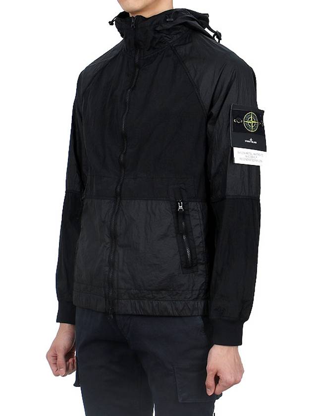 Nylon Metal Watro-TC Hooded Jacket Black - STONE ISLAND - BALAAN 5