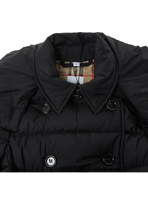 Detachable Hoodie Puffer Coat Padded Black - BURBERRY - BALAAN 6