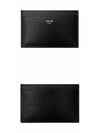 Logo Grain Card Wallet Black - CELINE - BALAAN 5