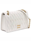 Matelasse Nappa Leather Mini Shoulder Bag White - MIU MIU - BALAAN 4