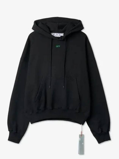 Alien Mush Drawstring Hoodie Black - OFF WHITE - BALAAN 2