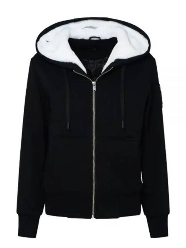 Classic Bunny Zip Up Hoodie Black - MOOSE KNUCKLES - BALAAN 2