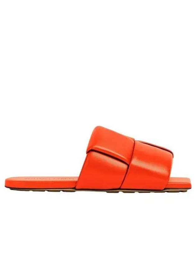 Bottega Veneta Intrecciato Patch Flat Mule Orange - BOTTEGA VENETA - BALAAN 2