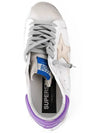 Superstar Purple Tab Low Top Sneakers White - GOLDEN GOOSE - BALAAN 4