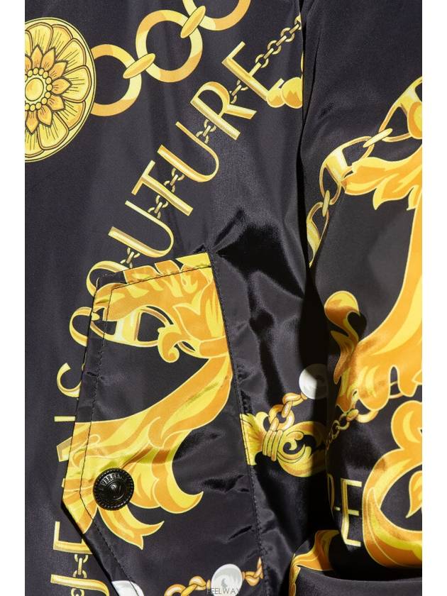 Chain Couture Reversible Bomber Jacket - VERSACE - BALAAN 7