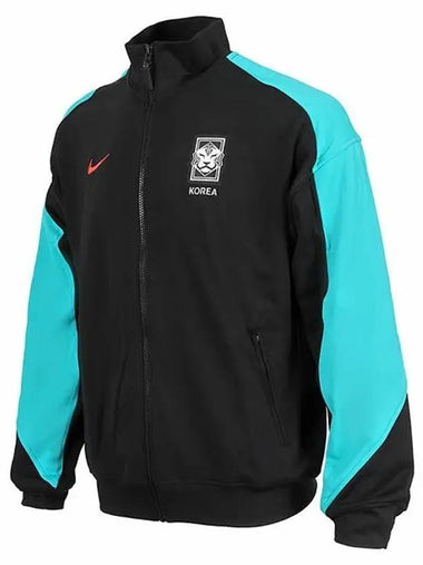 Korea Dri-Fit Academy Pro Soccer Track Jacket Black Teal Nebula - NIKE - BALAAN 1