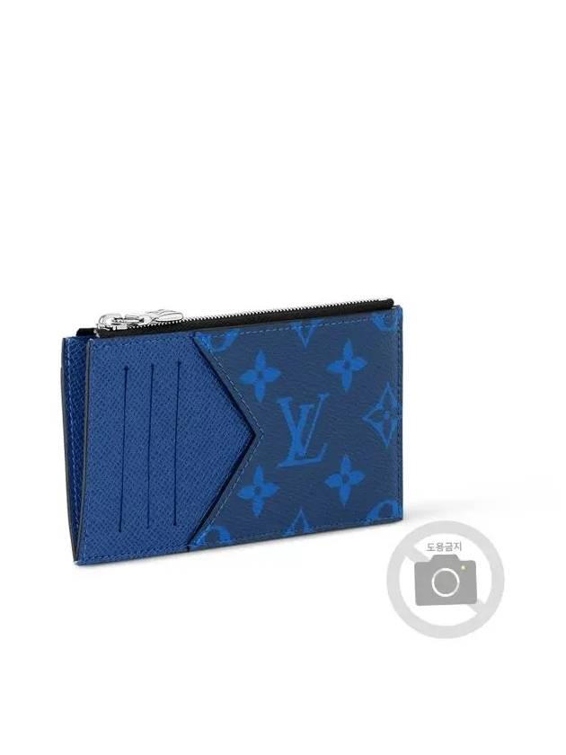 Taigarama Coin Card Wallet Blue - LOUIS VUITTON - BALAAN 4