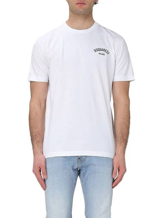 Milan Cool Fit T Shirt S71GD1392 D20020 100 - DSQUARED2 - BALAAN 1