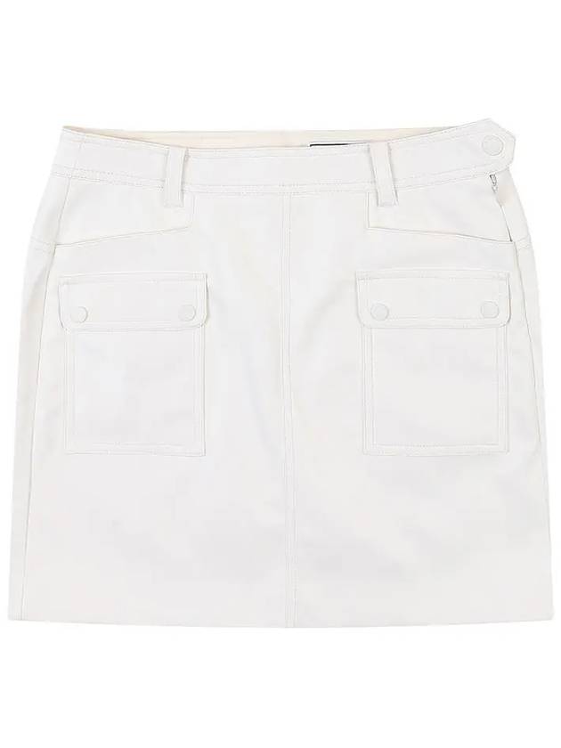 Lambskin Culottes OF4072LBWHITE - ONOFF - BALAAN 1