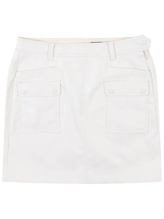 Lambskin Culottes OF4072LBWHITE - ONOFF - BALAAN 1