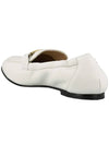 Women's Double T Leather Loafers White - TOD'S - BALAAN 5