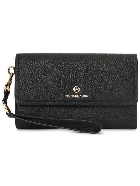 Jet Set Charm Phone 34S2GT9W7L BLACK Women's Clutch Long Wallet - MICHAEL KORS - BALAAN 1