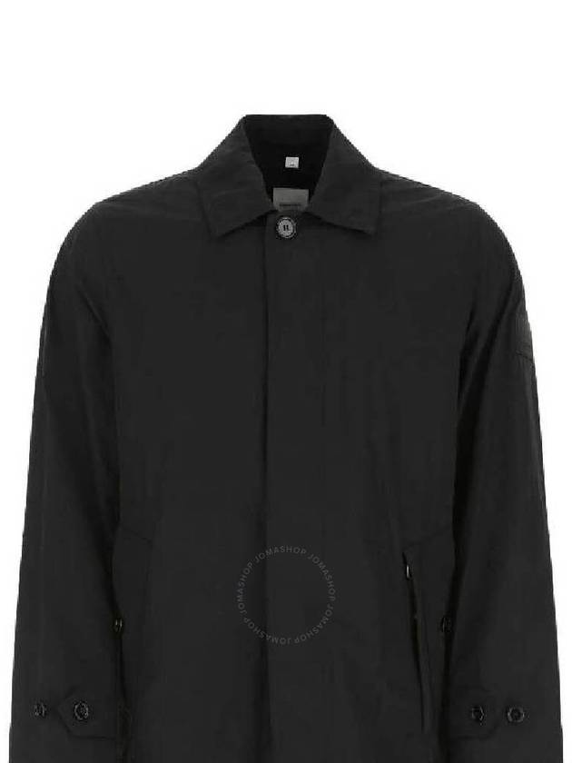 Zipped Pocket Trench Coat Black - BURBERRY - BALAAN 4