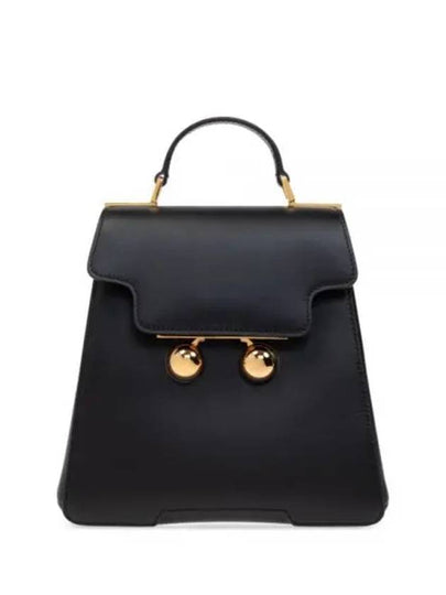 Trunkaroo Leather Backpack Black - MARNI - BALAAN 2