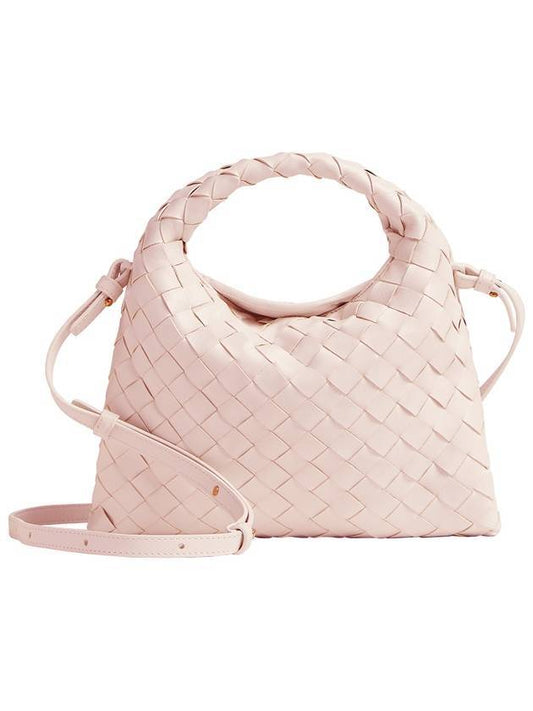 Intrecciato Mini Hop Tote Lotus - BOTTEGA VENETA - BALAAN 1