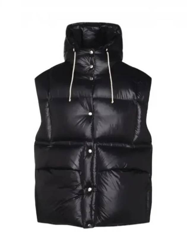 Quilted Down Vest Black - JIL SANDER - BALAAN 2