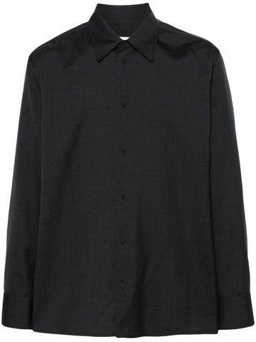 Ripstop wool shirt J22DL0242J40171 - JIL SANDER - BALAAN 1