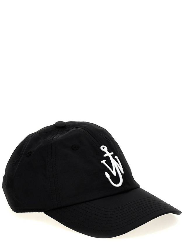 Anchor Logo Baseball Cap Black - JW ANDERSON - BALAAN 4