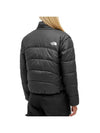 Women's Logo Print Side Zip Pockets Padding Black - THE NORTH FACE - BALAAN 6