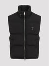 De Coeur Zip-Up Padded Vest Black - AMI - BALAAN 2