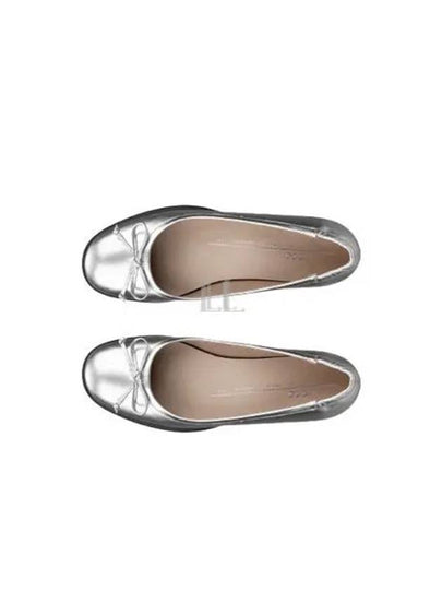 Sculpted LX Leather Ballerina Silver - ECCO - BALAAN 2