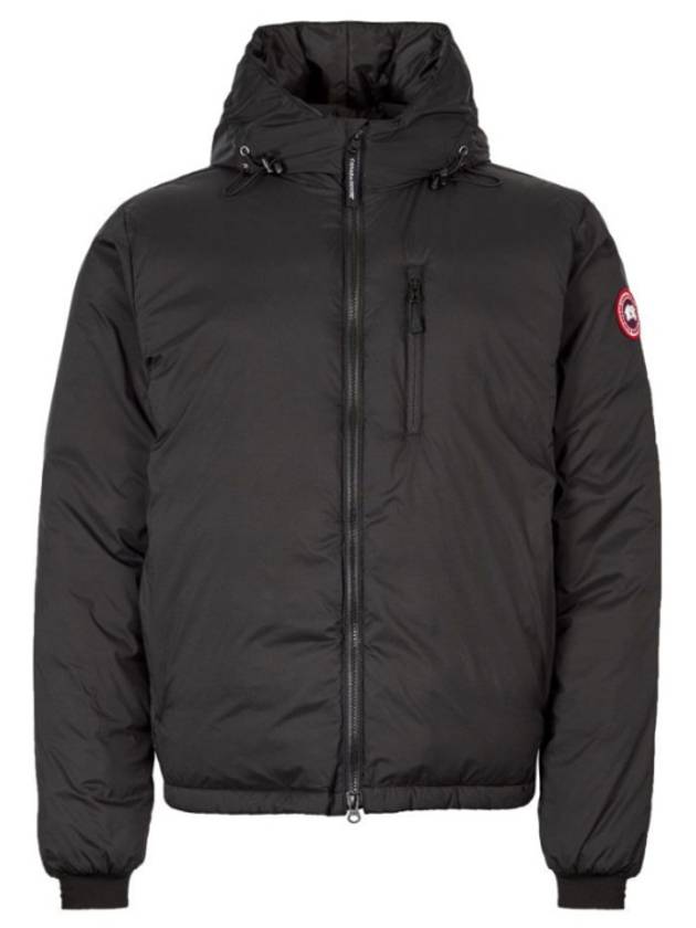 Lodge Down Hooded Padded Jacket Black - CANADA GOOSE - BALAAN 2