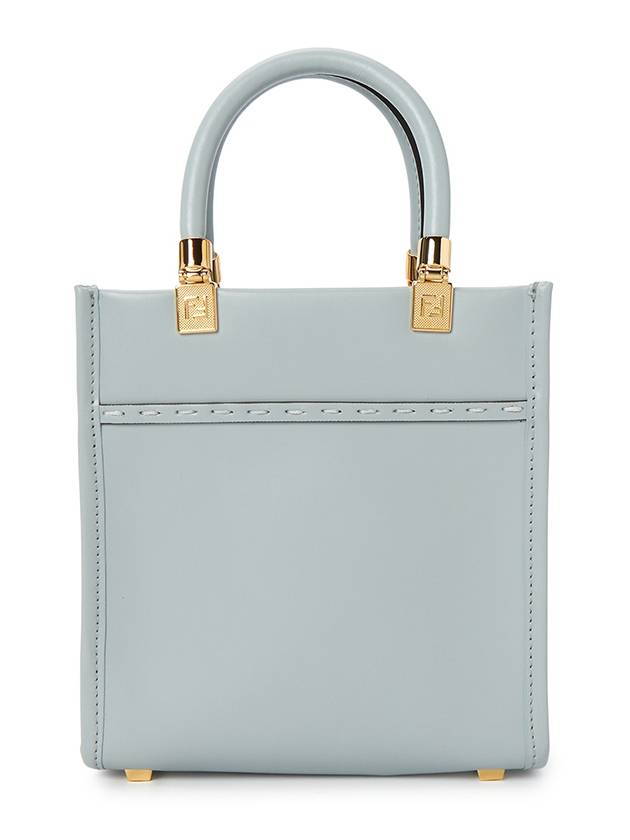 Soft Leather Mini Bag Blue - FENDI - BALAAN 4