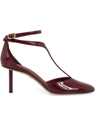 Salvatore Ferragamo T-Strap Patent Leather Pumps - SALVATORE FERRAGAMO - BALAAN 2