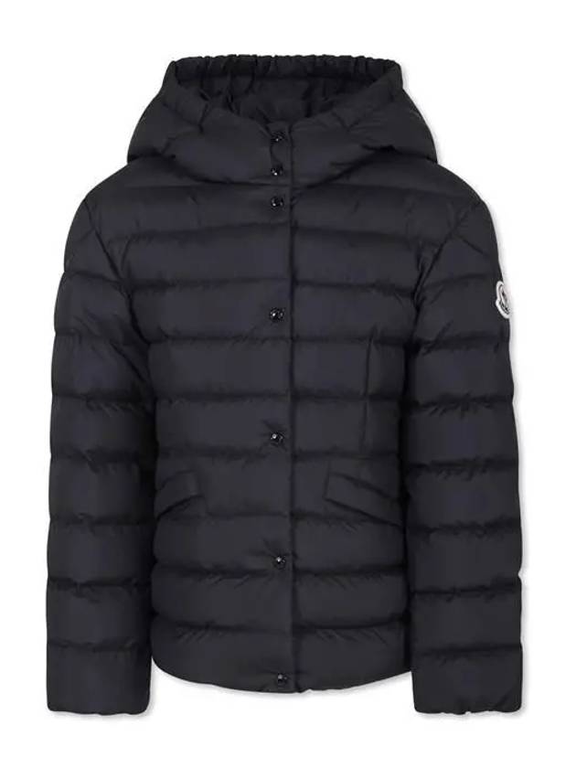 Moncler Junior 12 EGISTO Hooded Down Jacket Black - MONCLER - BALAAN 4