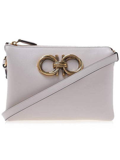 Trapezio Cross Bag Bone - SALVATORE FERRAGAMO - BALAAN 2