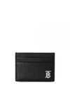 TB Logo Leather Card Wallet Black - BURBERRY - BALAAN 2