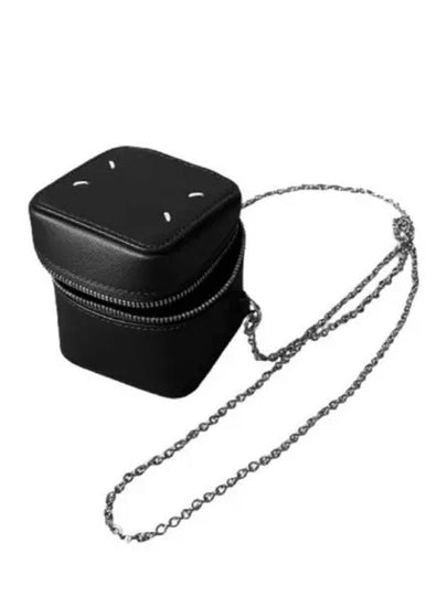 Four-Stitch Geometric Shoulder Bag Black - MAISON MARGIELA - BALAAN 2