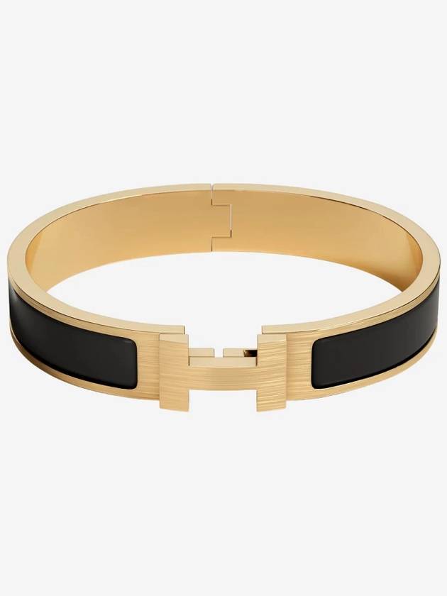 Clickash Bracelet Rose Gold White Silver Palladium Black Marron Creme PM GM - HERMES - BALAAN 6