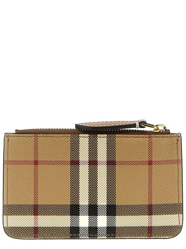 Check Strap Card Wallet Archive Beige - BURBERRY - BALAAN 3