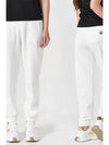 Logo Patch Track Pants White - MONCLER - BALAAN 3