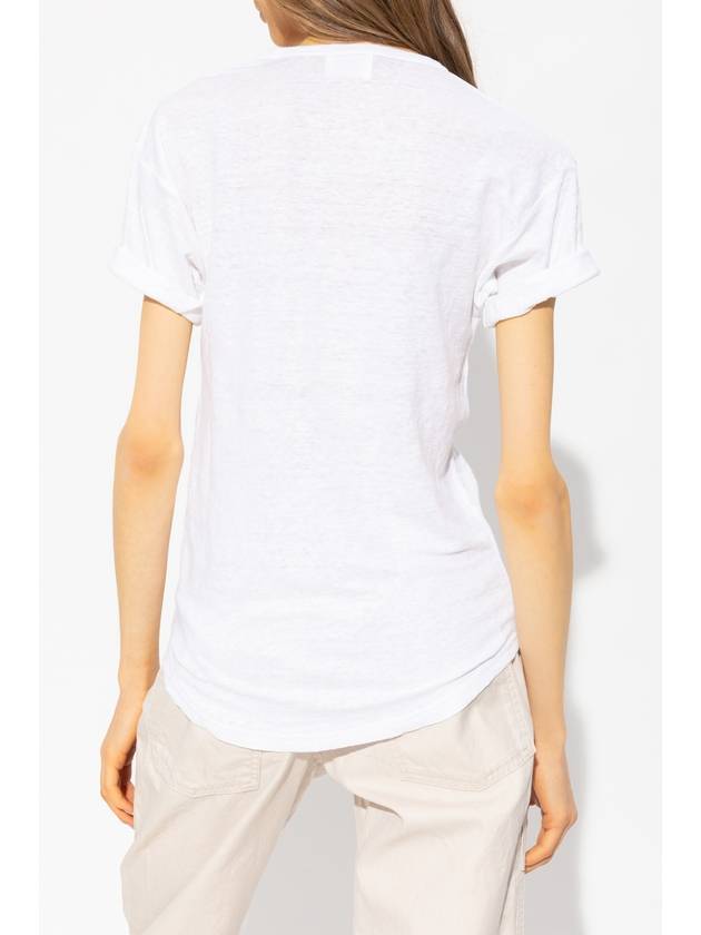 Marant Etoile ‘Koldi’ T-shirt, Women's, White - ISABEL MARANT - BALAAN 4