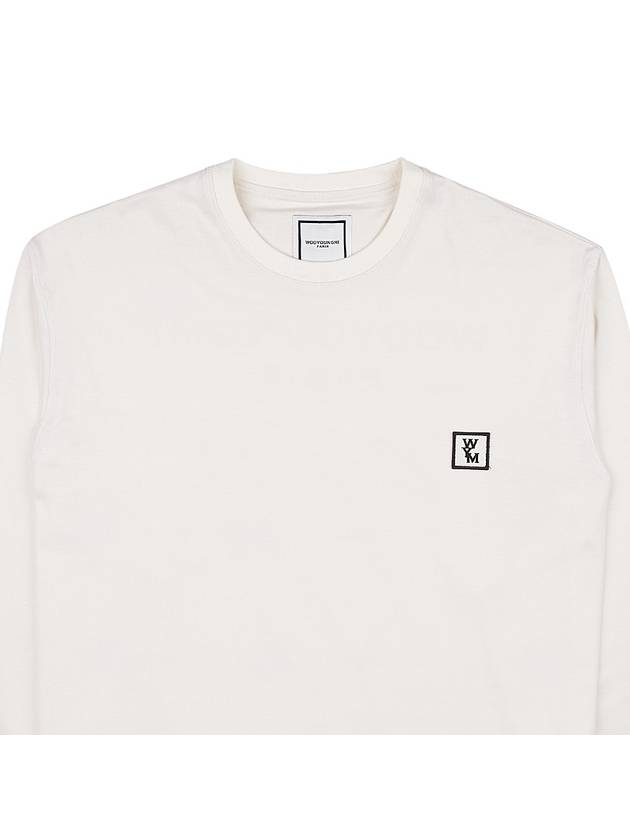 Cotton back logo long sleeve T-shirt W231TS17 714I - WOOYOUNGMI - BALAAN.