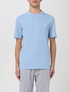 Logo Short Sleeve T-shirt Blue - BRUNELLO CUCINELLI - BALAAN 2