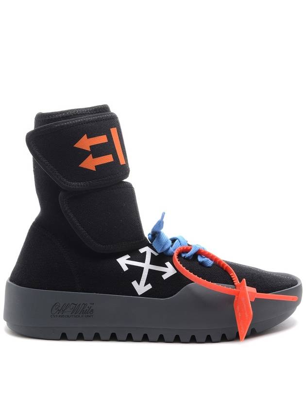 Moto Wrap High-Top Sneakers Black - OFF WHITE - BALAAN 2